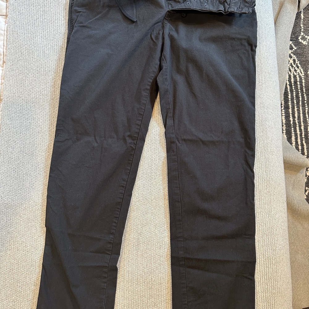 James Perse Men’s Cotton Lightweight Black Casual Pants